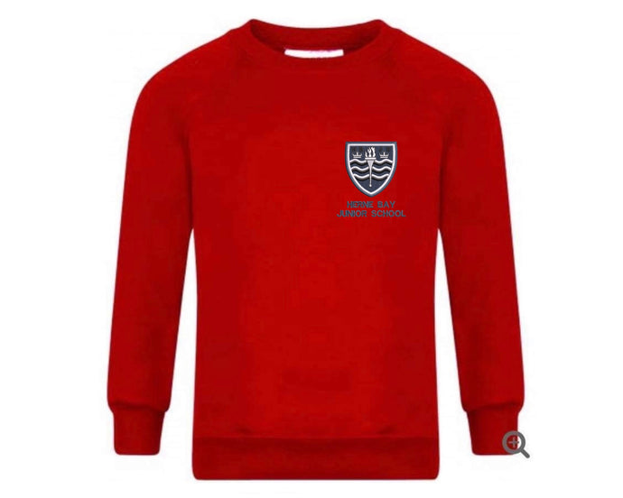 Year 6 Herne Bay Junior School Red Round Neck Sweatshirt